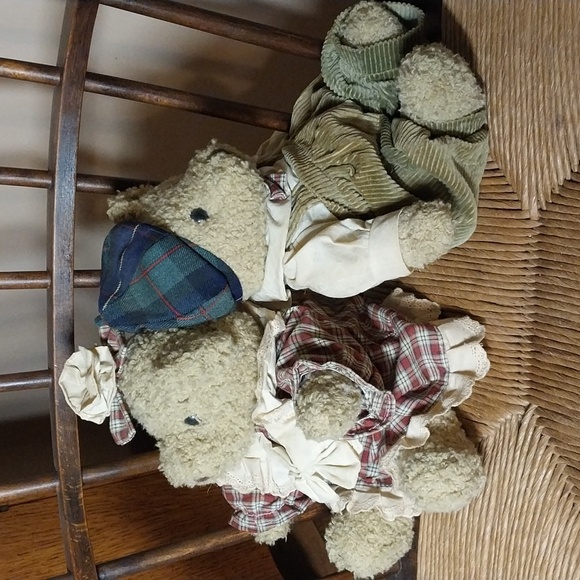 Vintage Mr. & Mrs. Bear by TL Toys - Picture 2 of 5